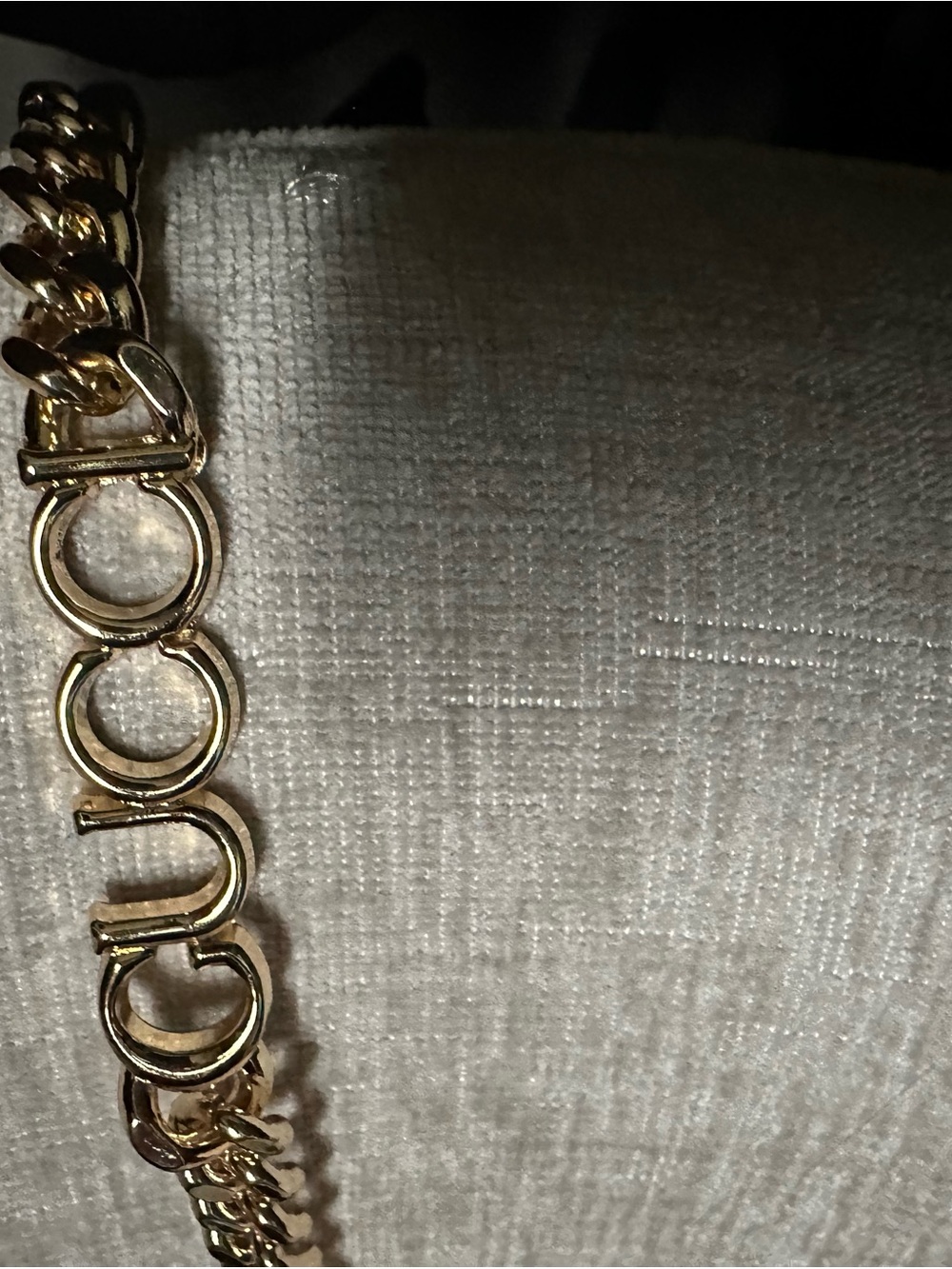 Brown GG Canvas Crystal-Embellished bling Shoulder Bag - Picture 6 of 11